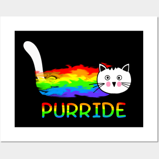Purride LGBT Cat Posters and Art